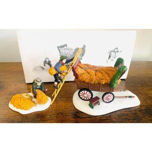 Department 56 Heritage Village Thatchers Set of 3 Hand Painted 5829-7 Christmas